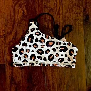 Move x nKd asymmetrical leopard bra size small